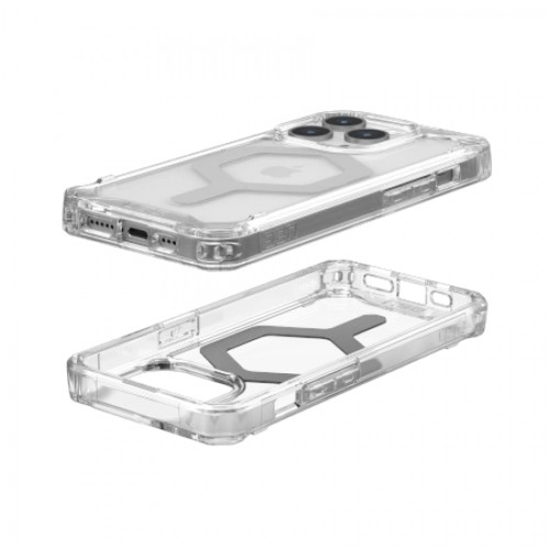 UAG Plyo Magsafe - protective case for iPhone 15 Pro compatible with MagSafe (ice-silver) image 3