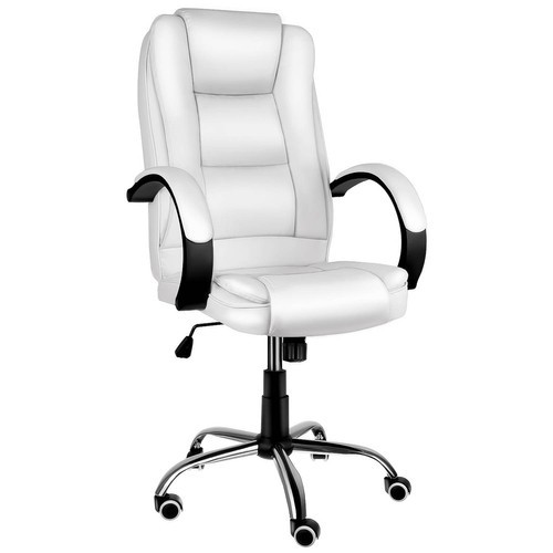 Fotel biurowy skóra eko - biały Malatec 23240 (17383-0) image 3