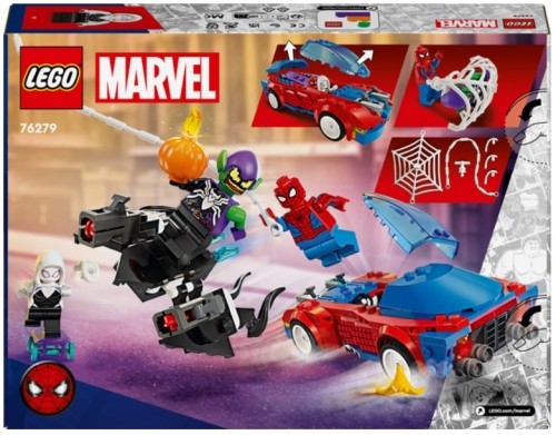 LEGO 76279 Spider-Man Race Car & Venom Green Goblin Konstruktors image 3