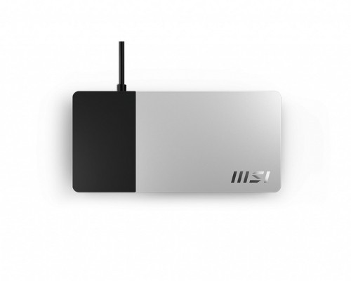 MSI USB-C Docking Station Gen 2 USB 3.2 Gen 2 (3.1 Gen 2) Type-C Black image 3