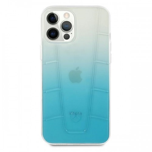 Mercedes MEHCP12MCLGBL iPhone 12|12 Pro 6,1" niebieski|blue hardcase Transparent Line image 3