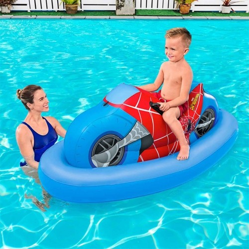 Inflatable Pool Float Bestway Motocikls Spiderman 170 x 84 cm image 3