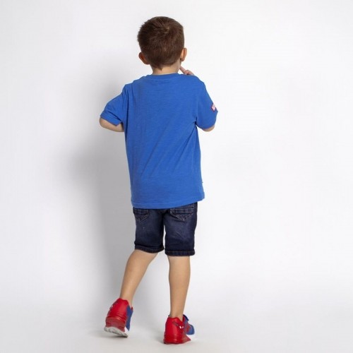 Детский Футболка с коротким рукавом Spidey Синий image 3