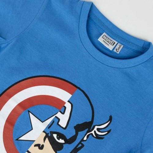 Krekls ar Īsām Piedurknēm Bērniem The Avengers Zils image 3