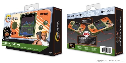 Dreamgear MY ARCADE Pocket Player ,,Contra&quot; nešiojama žaidimų konsolė, premium versija image 3
