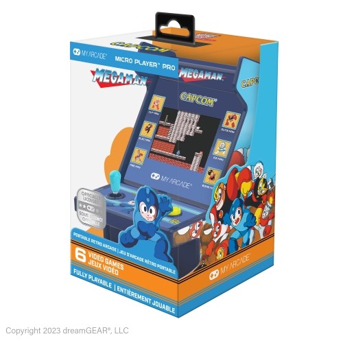 Dreamgear MY ARCADE Micro Player ,,Mega Man&quot; nešiojama žaidimų konsolė, 6 žaidimai viename image 3