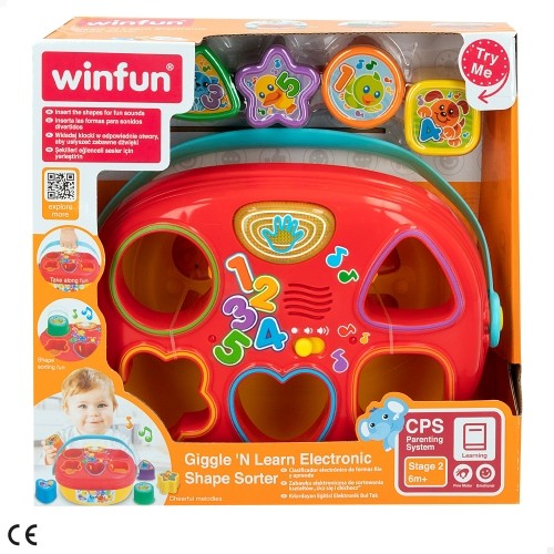 Winfun Cортер Веселая корзинка с разными формами (звук, свет) от 6 мес+ CB47254 image 3