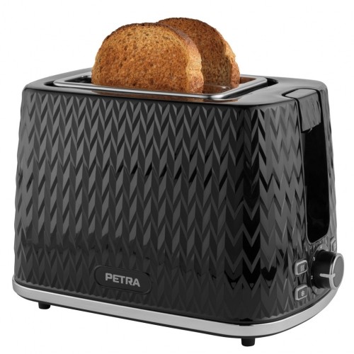 Petra PT3860BLKVDEEU10 Chevron 2 Slice toaster image 3