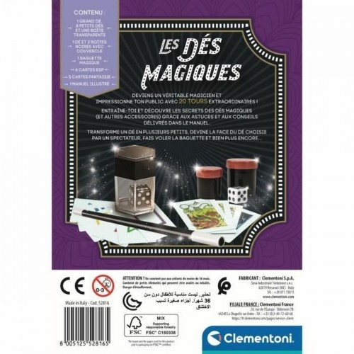 Burvju spēle Clementoni Coffret des dés magiques (FR) image 3