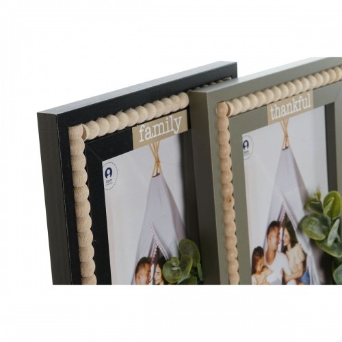 Фото рамка Home ESPRIT Чёрный Зеленый Натуральный Алюминий Стеклянный Деревянный MDF Scandi 19 x 2 x 24 cm (2 штук) image 3
