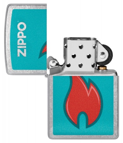 Zippo Lighter 48495 Flame Design image 3