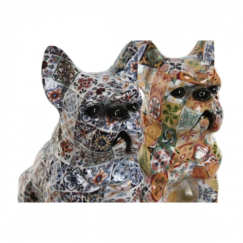 Декоративная фигура Home ESPRIT Разноцветный Пёс Средиземноморье 10 x 13 x 16 cm (2 штук) image 3
