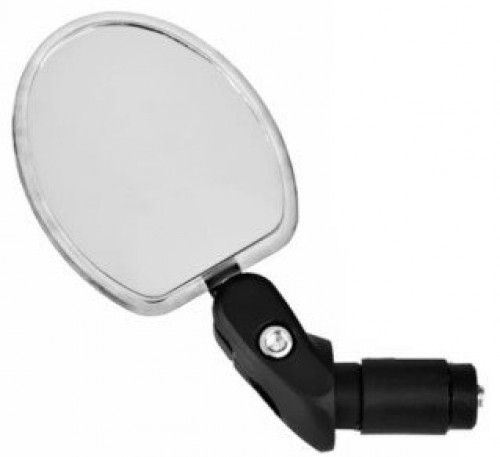 Spogulis ProX Vision MR-54 in handlebar oval adjustable with LED light USB image 3