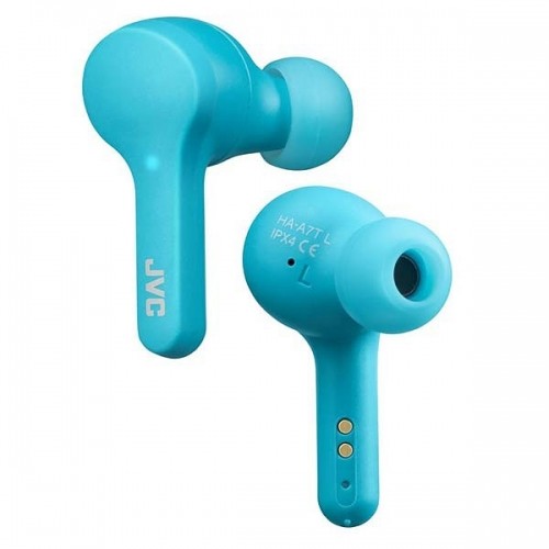 JVC HA-A7TANU Bluetooth earphones, blue image 3