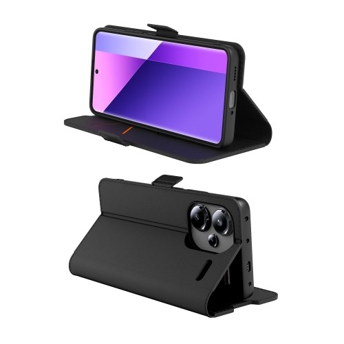 Made for Xiaomi Book Stand Case with Necklace for Xiaomi Redmi Note 13 Pro+ 5G Black image 3