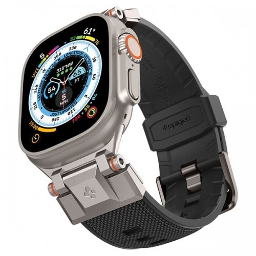 Spigen DuraPro Armor Apple Watch 4|5|6|7|SE 42|44|45|49 mm czarny|black AMP06065 image 3