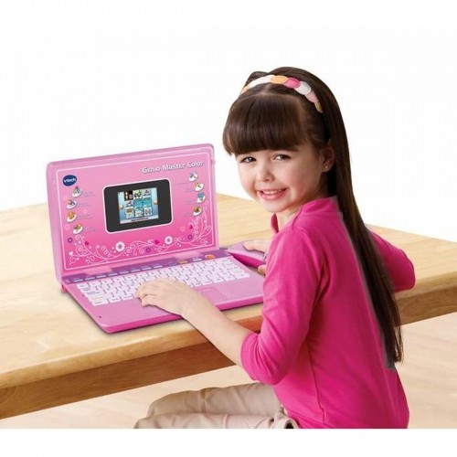 Toy computer Vtech Genio Master Color ES-EN 18 x 27 x 4 cm Розовый image 3