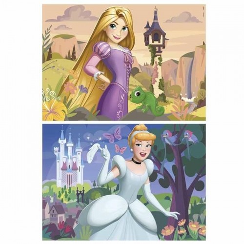 Набор из 2 пазлов Disney Princess Cinderella and Rapunzel 48 Предметы image 3