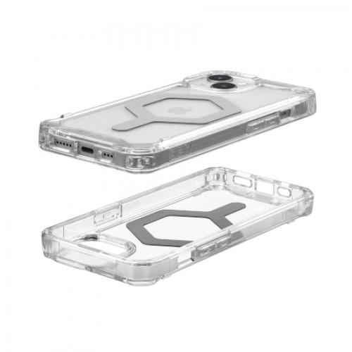 UAG Plyo Magsafe case for iPhone 15 - transparent and gray image 3