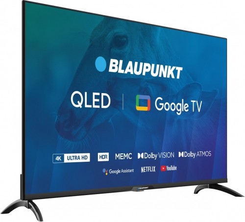 TV 43" Blaupunkt 43QBG7000S 4K Ultra HD QLED, GoogleTV, Dolby Atmos, WiFi 2,4-5GHz, BT,, black image 3