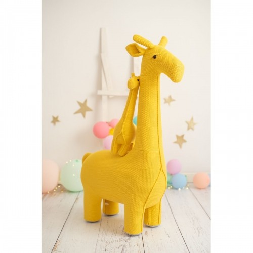 Pūkaina Rotaļlieta Crochetts AMIGURUMIS PACK Dzeltens Žirafe 53 x 16 x 55 cm 90 x 33 x 128 cm 2 Daudzums image 3