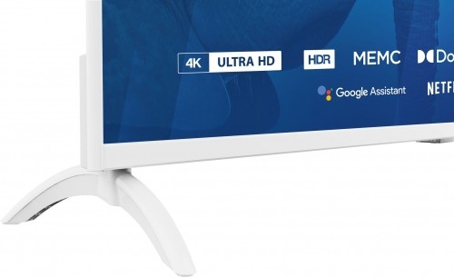 TV 43" Blaupunkt 43UBG6010S 4K Ultra HD LED, GoogleTV, Dolby Atmos, WiFi 2,4-5GHz, BT, white image 3