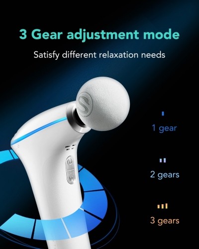 SKG F5-EN massage gun for the whole body - white image 3