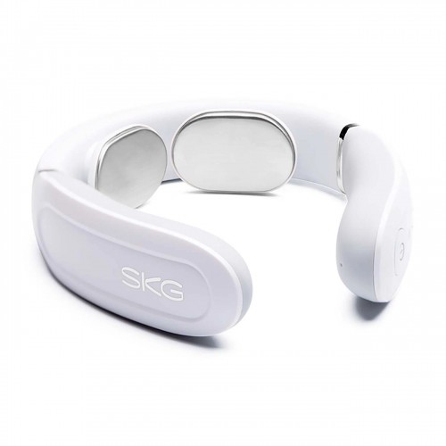 SKG 4356E neck massager with electrostimulation and compress - white image 3