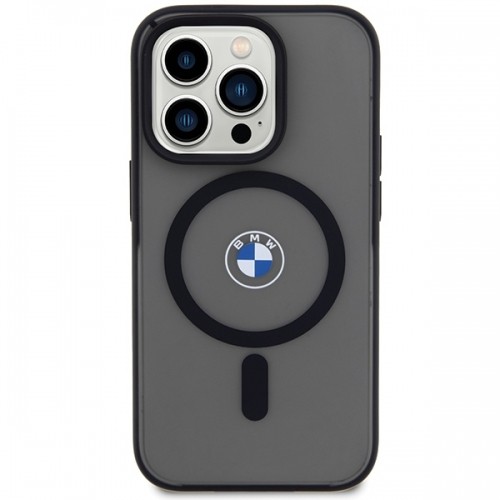 BMW BMHMP15LDSLK iPhone 15 Pro 6.1" czarny|black hardcase IML Signature MagSafe image 3