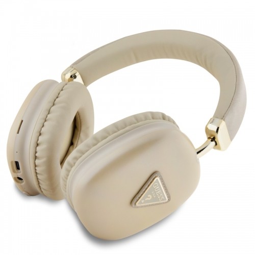 Guess Bluetooth 5.3 IPX4 austiņas ar Premium Bass & Hands-free Calling Triangle Gold image 3