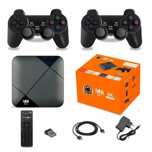 Tvix M8 Mini 2in1 4K Media Box + Retro Game console 2x Wi-Fi Controllers & 6x Platform 8-64bit 5000 Games image 3