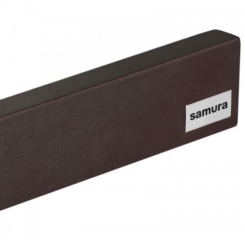 Samura Универсальный магнитный держатель для 5-10 ножей из резинового дерево (38.5x49x18cm) Темный image 3