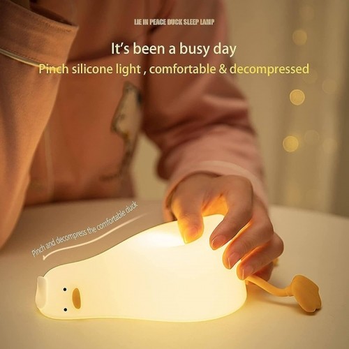 Elight LD1 Мягкая силиконовая лампа детский ночник с аккумулятором / USB-C Белый image 3