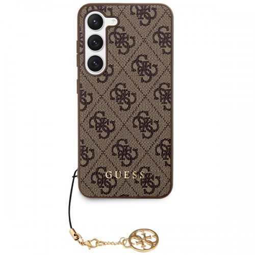 Guess GUHCSA55GF4GBR A55 A556 brązowy|brown hardcase 4G Charms Collection image 3