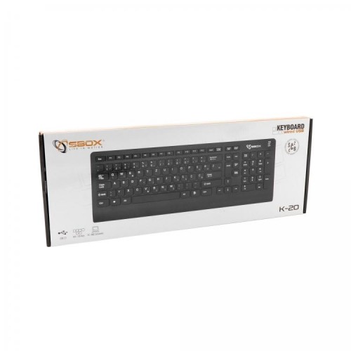 Sbox Keyboard Wired USB K-20 image 4