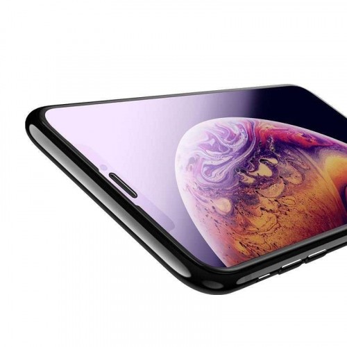 Devia Van Anti-blue Ray Full Screen Tempered Glass iPhone XR (6.1) black (10pcs) image 4