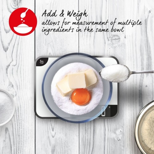 Salter 1064 WHDR Mini-Max 5kg Digital Kitchen Scale - White image 4