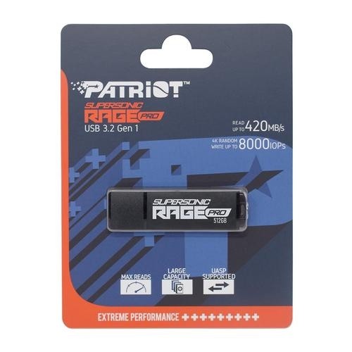 Patriot Memory PEF512GRGPB32U USB flash drive 512 GB USB Type-A 3.2 Gen 1 (3.1 Gen 1) Black image 4