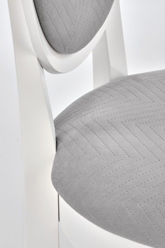 Halmar VELO chair, color: white/grey image 4