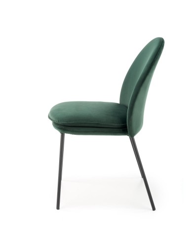 Halmar K443 chair color: dark green image 4