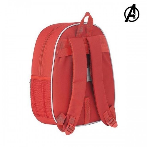 Детский рюкзак 3D The Avengers Красный image 4