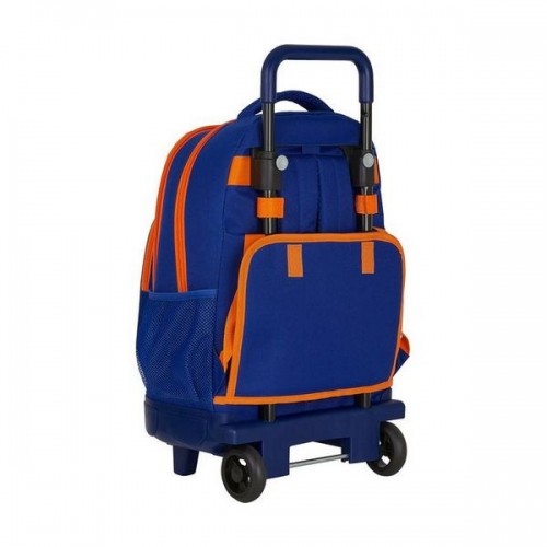 Школьный рюкзак с колесиками Compact Valencia Basket Синий Оранжевый image 4