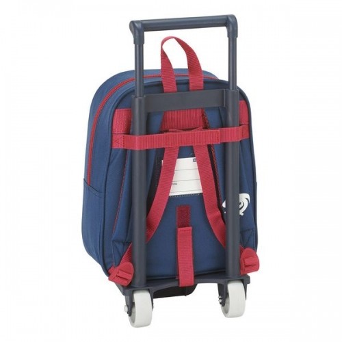 Школьный рюкзак с колесиками 805 Levante U.D. Синий Красная кошениль image 4