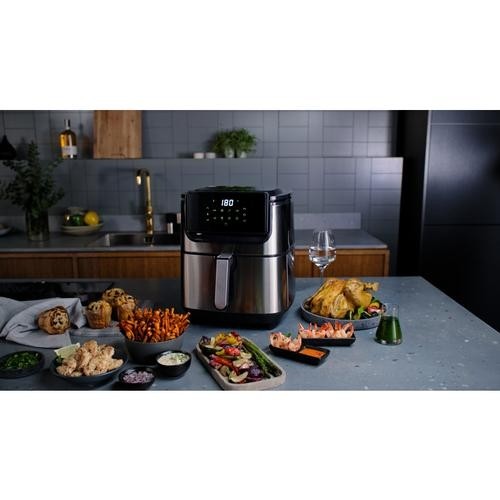 Electrolux E6AF1-4ST Single Stand-alone 1500 W Hot air fryer Black, Stainless steel image 4