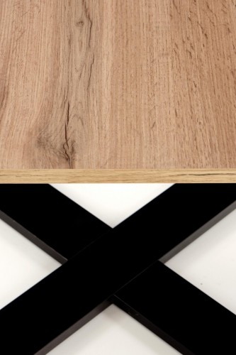 Halmar CROSS c. table, color: wotan oak/black image 4