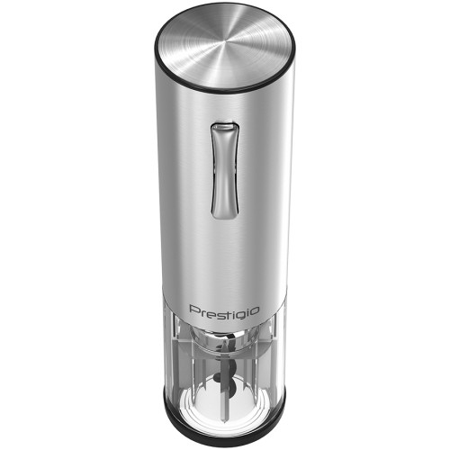 Prestigio Nemi, Electric wine opener, aerator, vacuum preserver, Silver color image 4