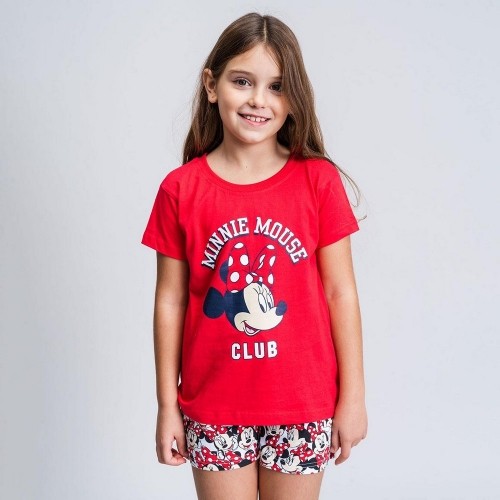 Vasaras pidžamu zēniem Minnie Mouse Sarkans image 4
