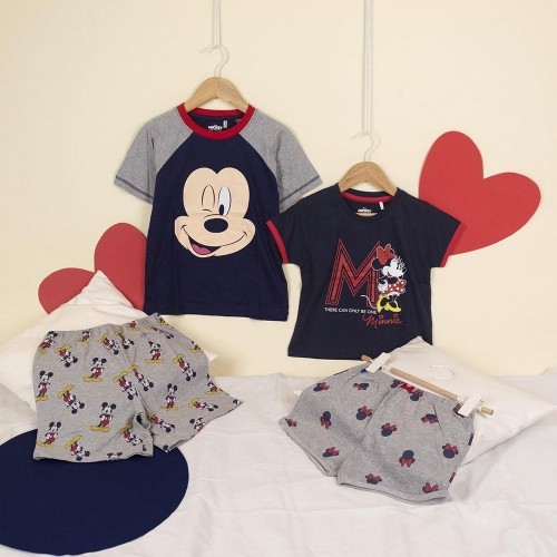Vasaras pidžamu zēniem Mickey Mouse Pelēks image 4
