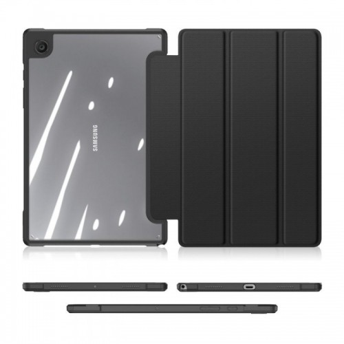 Dux Ducis Toby Magnet Case grāmatveida maks planšetdatoram Samsung X200 / X205 Galaxy Tab A8 10.5 (2021) melns image 4