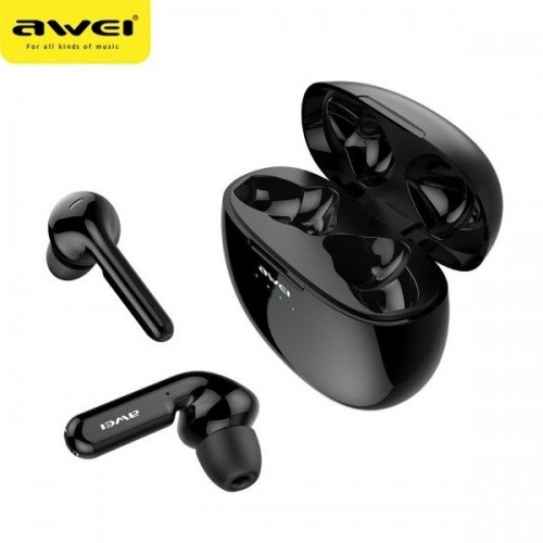 Awei Bluetooth headphone s 5.0 T15 TWS + dock station black image 4